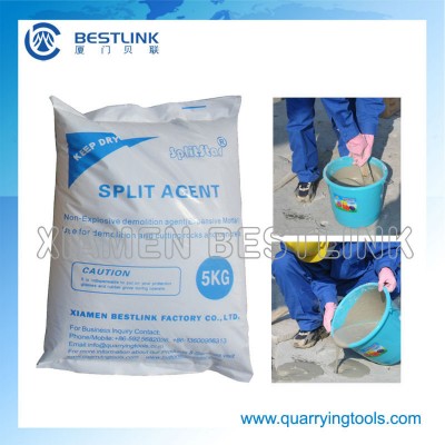 Hsca Non-Explosive Split Agent for Splitting Granite Rock